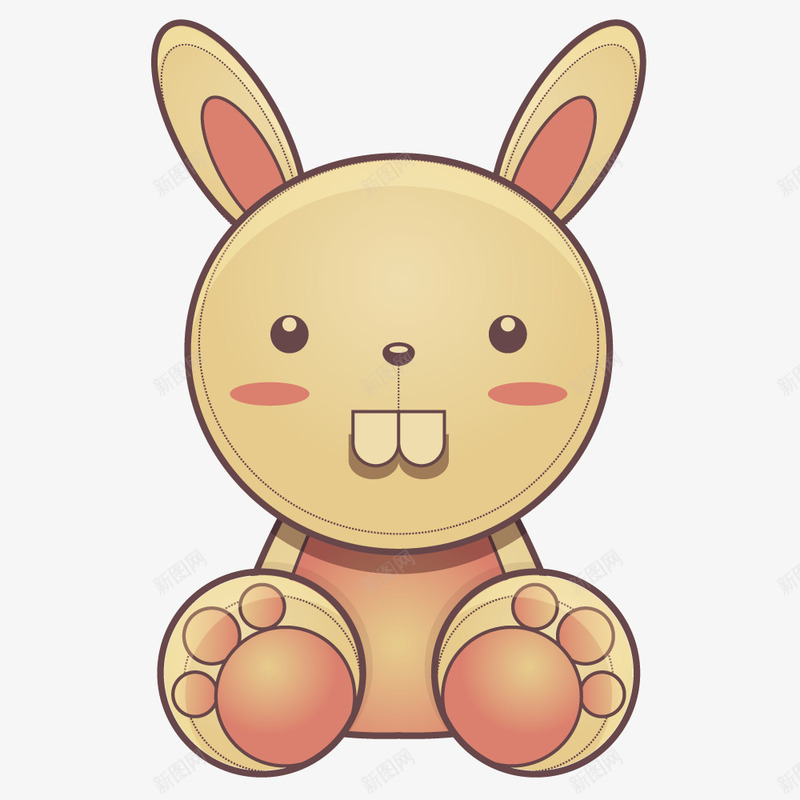 卡通兔png免抠素材_新图网 https://ixintu.com 兔子 可爱 玩具 装饰兔