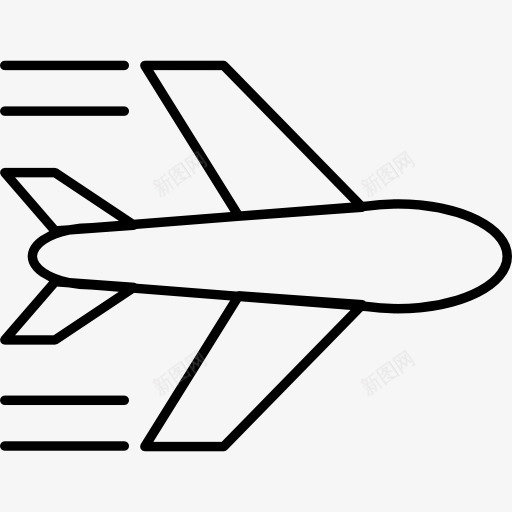 飞机飞行图标png_新图网 https://ixintu.com 几包 运输 飞机 飞机的轮廓 飞机飞行 飞行 黑