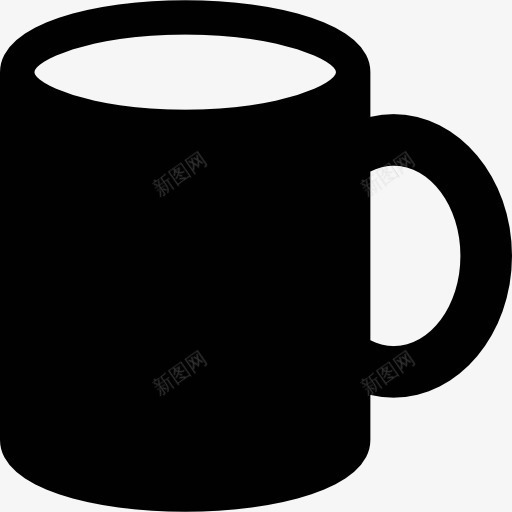 大杯图标png_新图网 https://ixintu.com 咖啡杯 喝热饮料 杯子 茶叶 食品