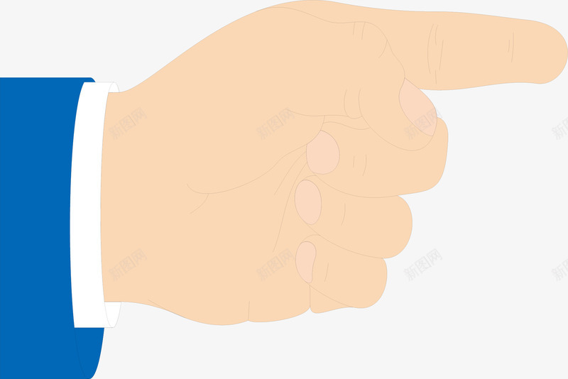 简单的手势片图标png_新图网 https://ixintu.com 图标 手势 手指 指向