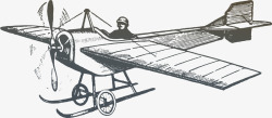 交通工具素描飞机矢量图高清图片