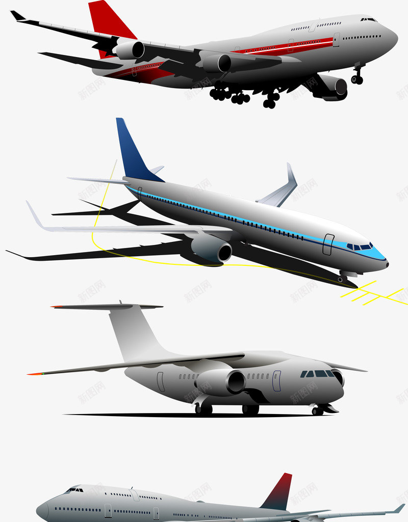 空中客车png免抠素材_新图网 https://ixintu.com 客机 民航 飞机