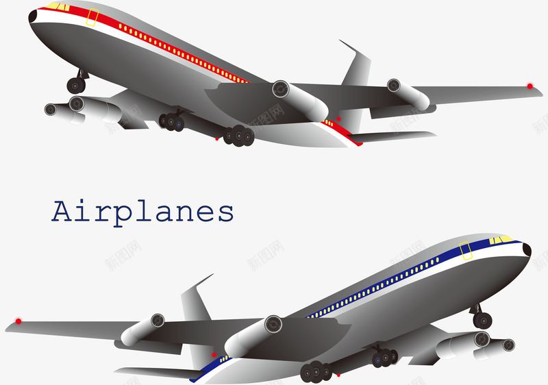 航空器png免抠素材_新图网 https://ixintu.com 客机 空中客车 飞机