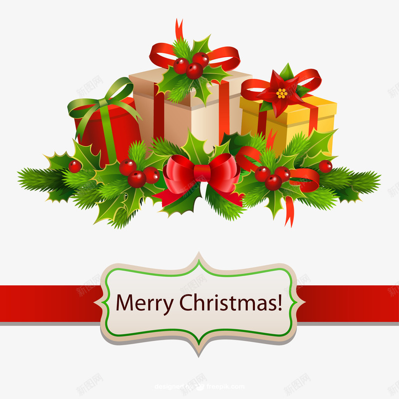 精美圣诞礼盒png免抠素材_新图网 https://ixintu.com 各种礼盒 礼盒免费png下载 精美圣诞礼盒 红色丝带