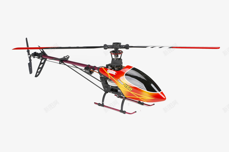 固定翼直升飞机png免抠素材_新图网 https://ixintu.com 玩具 红色 航模 遥控