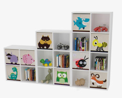 定制储物柜儿童自由格子组合柜高清图片