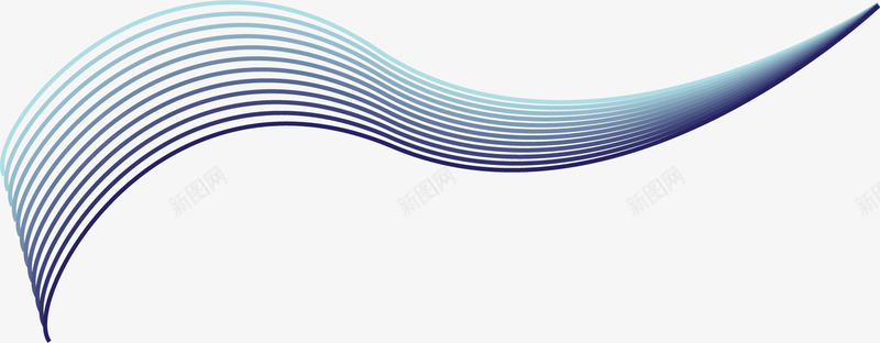 渐变曲线png免抠素材_新图网 https://ixintu.com 弧度线 柔和曲线 柔和线条 波浪线 线条 装饰曲线 飘逸曲线