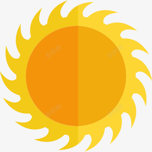 太阳图标png_新图网 https://ixintu.com 夏天 夏季 天气 气象 温暖 自然 阳光 阳光明媚
