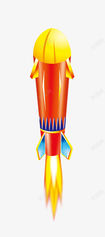 黄头导弹png免抠素材_新图网 https://ixintu.com 导弹 战斗机 科技 飞机 飞行器