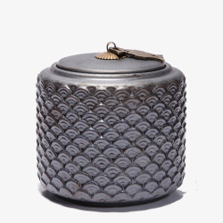 青瓷密封陶瓷罐茶叶罐陶瓷高清图片