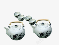 茶具组合白瓷茶具高清图片