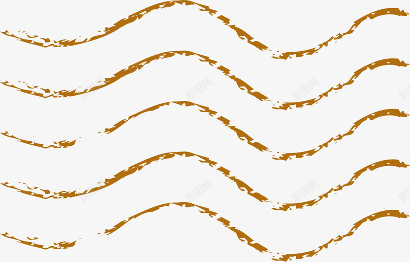 咖啡色曲线纹理png免抠素材_新图网 https://ixintu.com 咖啡色纹理 曲线 波形 波浪 海浪 线条 线条纹理