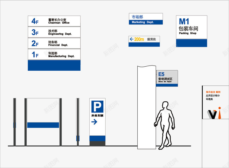 指示组合牌VIpng免抠素材_新图网 https://ixintu.com VI VI设计矢量 广告设计 矢量图库 经典实用