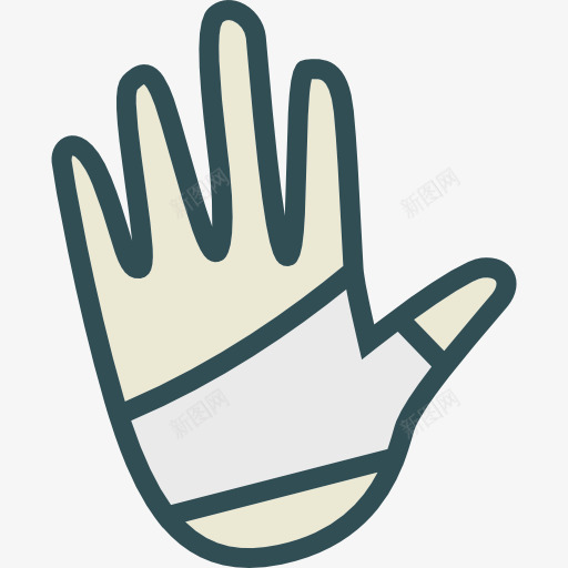 绷带图标png_新图网 https://ixintu.com 保健和医疗 医疗 手 手和手势 绷带 解剖 身体部位