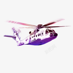 直升飞机图案素材