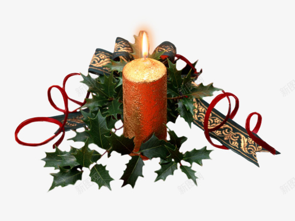 蜡烛圣诞蜡烛红色蜡烛丝带装饰png免抠素材_新图网 https://ixintu.com 丝带 圣诞 红色 蜡烛 装饰