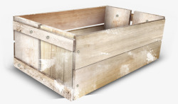 老式木质箱子手绘木箱子高清图片
