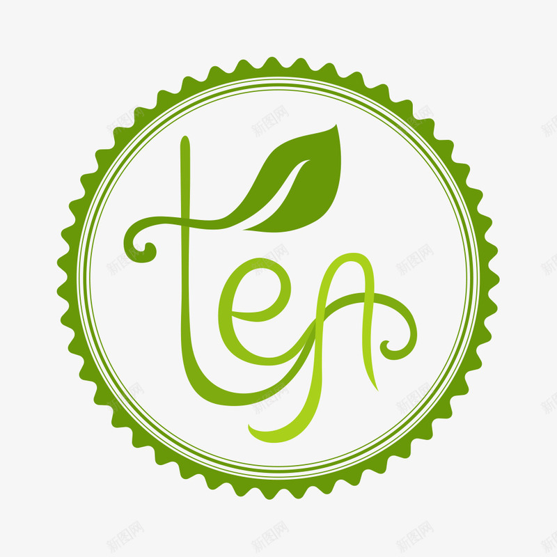 绿茶标签png免抠素材_新图网 https://ixintu.com 绿茶标签 茶 茶叶 茶文化