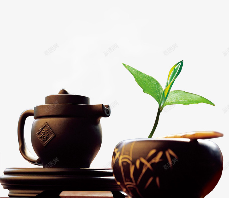 茶具psd免抠素材_新图网 https://ixintu.com 茶具 茶叶 茶壶