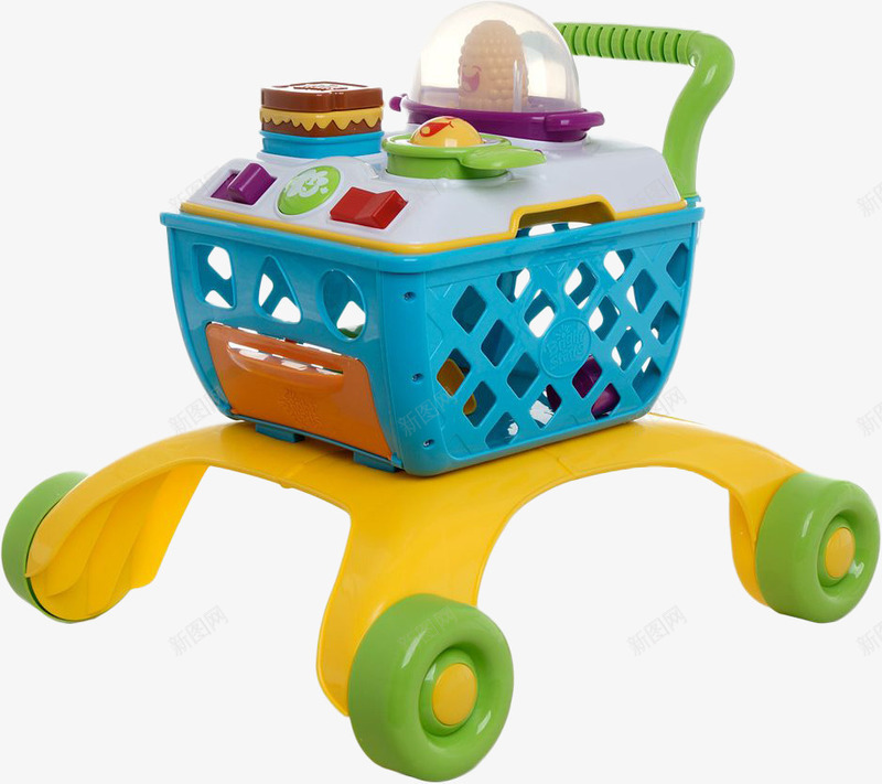 小孩过家家玩具png免抠素材_新图网 https://ixintu.com 互动 产品实物 亲子 儿童 游戏 购物车