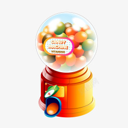 球机图片彩色玩具蛋蛋机高清图片