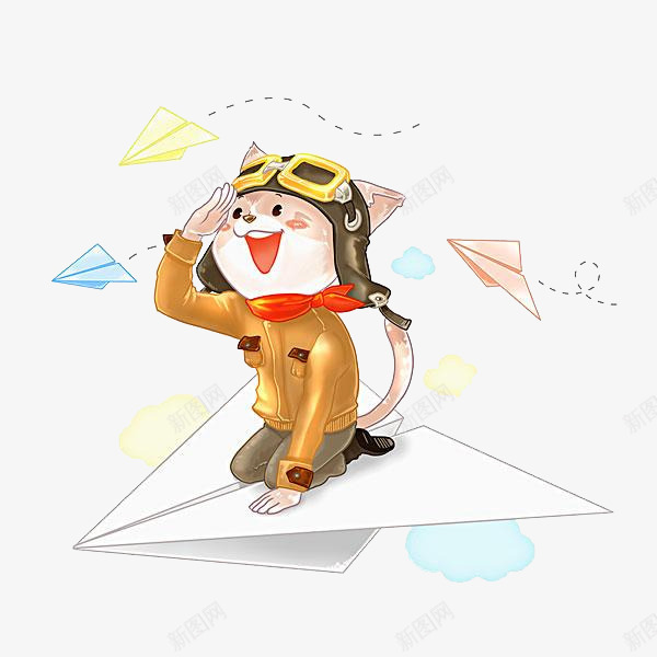 小孩和纸飞机png免抠素材_新图网 https://ixintu.com 小孩 手绘画 矢量装饰 纸飞机 装饰