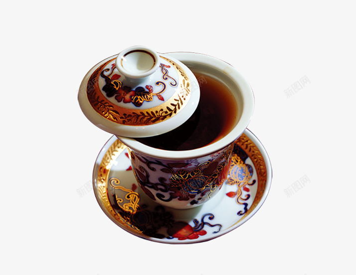茶杯png免抠素材_新图网 https://ixintu.com 古代瓷器 托盘 瓷器