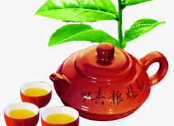 中国风茶壶背景素材