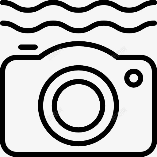 防水相机图标png_新图网 https://ixintu.com 夏天 夏季 技术 拍摄用具 摄影 摄影师