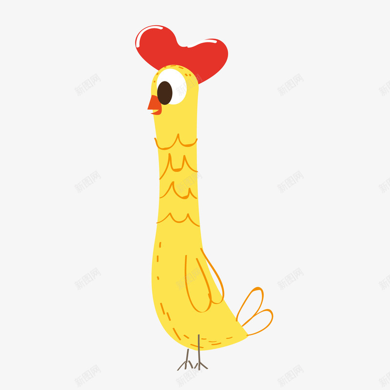 卡通公鸡png免抠素材_新图网 https://ixintu.com PNG图 PNG图下载 儿童玩具 公鸡 创意卡通 卡通 卡通插图 惨叫鸡 插图