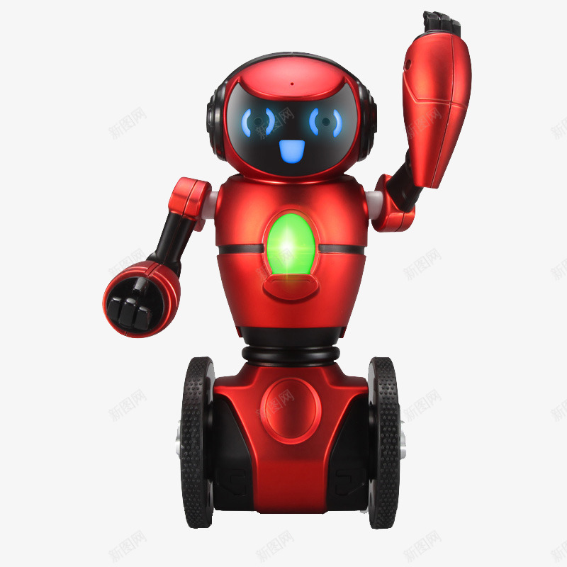 智能机器人png免抠素材_新图网 https://ixintu.com 产品实物 免费png 免费png图片 智能 机器人 玩具 红色