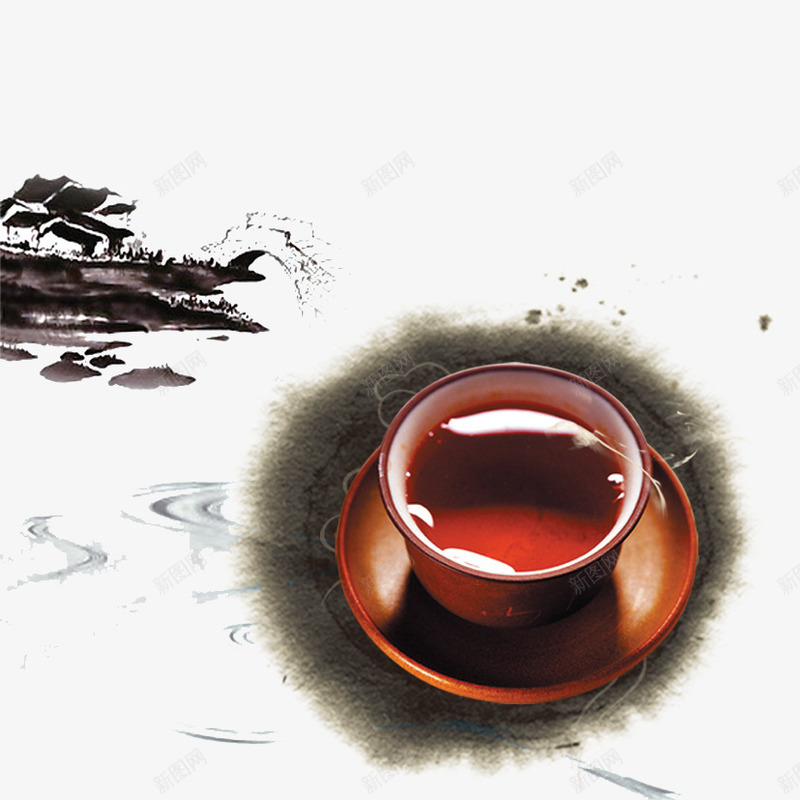 中国茶文化png免抠素材_新图网 https://ixintu.com 中国风 茶 茶叶 茶文化