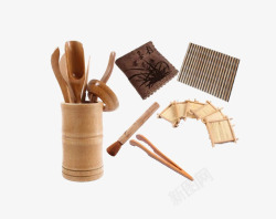 茶艺工具套装组合素材