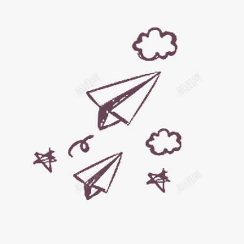 两架纸飞机手绘png免抠素材_新图网 https://ixintu.com 两架纸飞机 卡通手绘 折叠飞机 折纸 纸飞机 纸飞机手绘 绘画