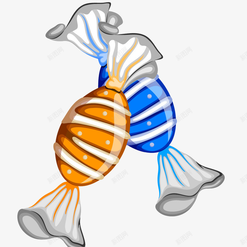 卡通清新甜蜜糖果装饰png免抠素材_新图网 https://ixintu.com 卡通简约糖果插画 彩色糖果 棒棒糖 糖果 糖果广告设计 糖果海报设计 美食