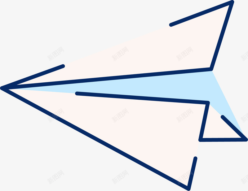 白色清新卡通纸飞机png免抠素材_新图网 https://ixintu.com 卡通 清新 漂浮 白色 矢量图案 简约 纸飞机