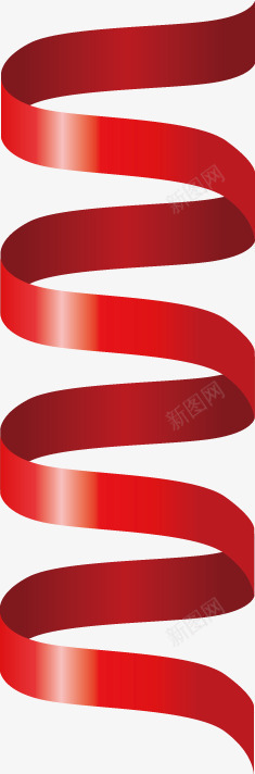 飘带png免抠素材_新图网 https://ixintu.com 曲线 红色 飘带