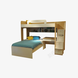 铁艺高架床定制多功能儿童床高低床高清图片