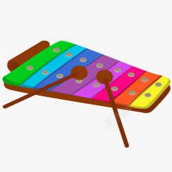 木琴玩具卡通木琴玩具矢量图高清图片