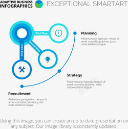 三步流程图矢量图素材