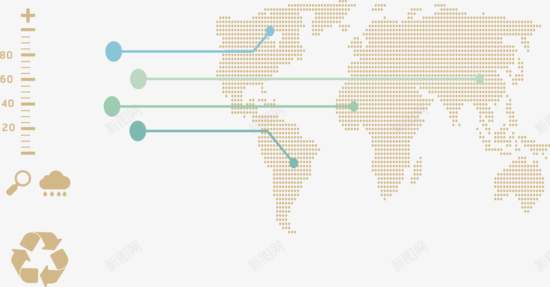 地图分布温度计图png免抠素材_新图网 https://ixintu.com 分类信息 流程图 结构组合