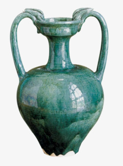 古代翡翠花瓶素材