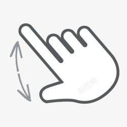interactive手指手势手互动滚动传播刷卡交互高清图片