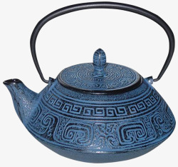 复古花纹茶壶素材