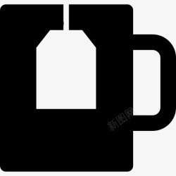 平日饮用茶茶叶罐图标高清图片