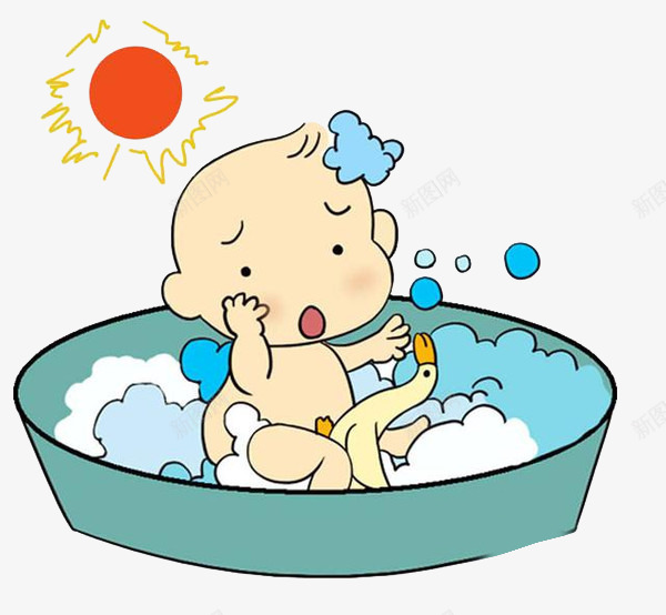 宝宝洗澡的玩具png免抠素材_新图网 https://ixintu.com 天鹅 婴儿 宝宝 宝宝洗澡 宝宝素材 洗澡 浴盆 玩具 皮肤清洁