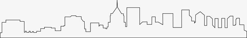 城市建筑曲线图png免抠素材_新图网 https://ixintu.com 城市 城市建筑图 城市线框 建筑 手绘城市图 曲线 线条 线绘 边框 都市