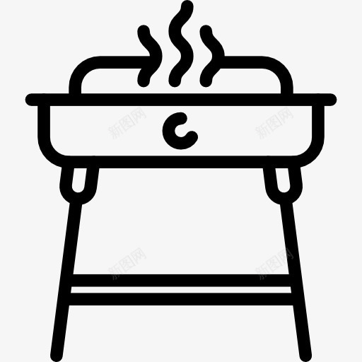 Barbecue图标png_新图网 https://ixintu.com 夏季 工具和器具 烧烤 烹饪设备