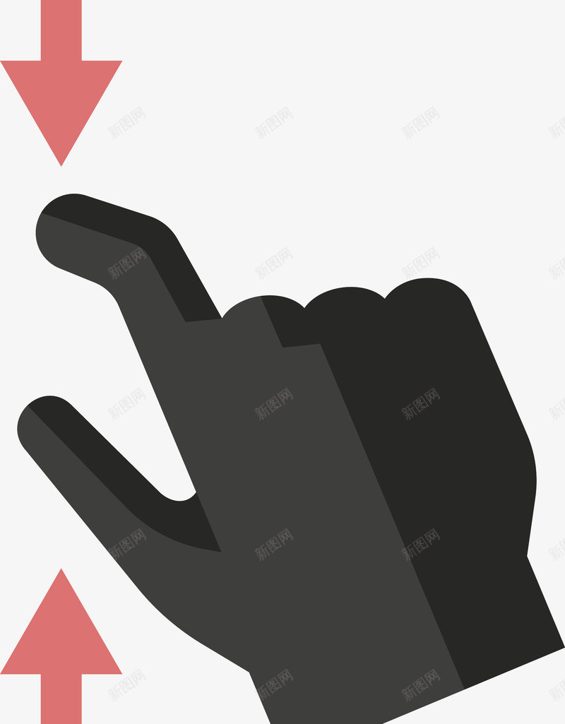 扁平化触摸屏手势图图标png_新图网 https://ixintu.com touch touch手势 上下滑动 图标 圆环 手势 手势图标 手指 扫描 滑动 点击 箭头 触屏 触屏手势 高科技