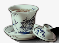 茶叶茶茶杯古典茶中国元素材